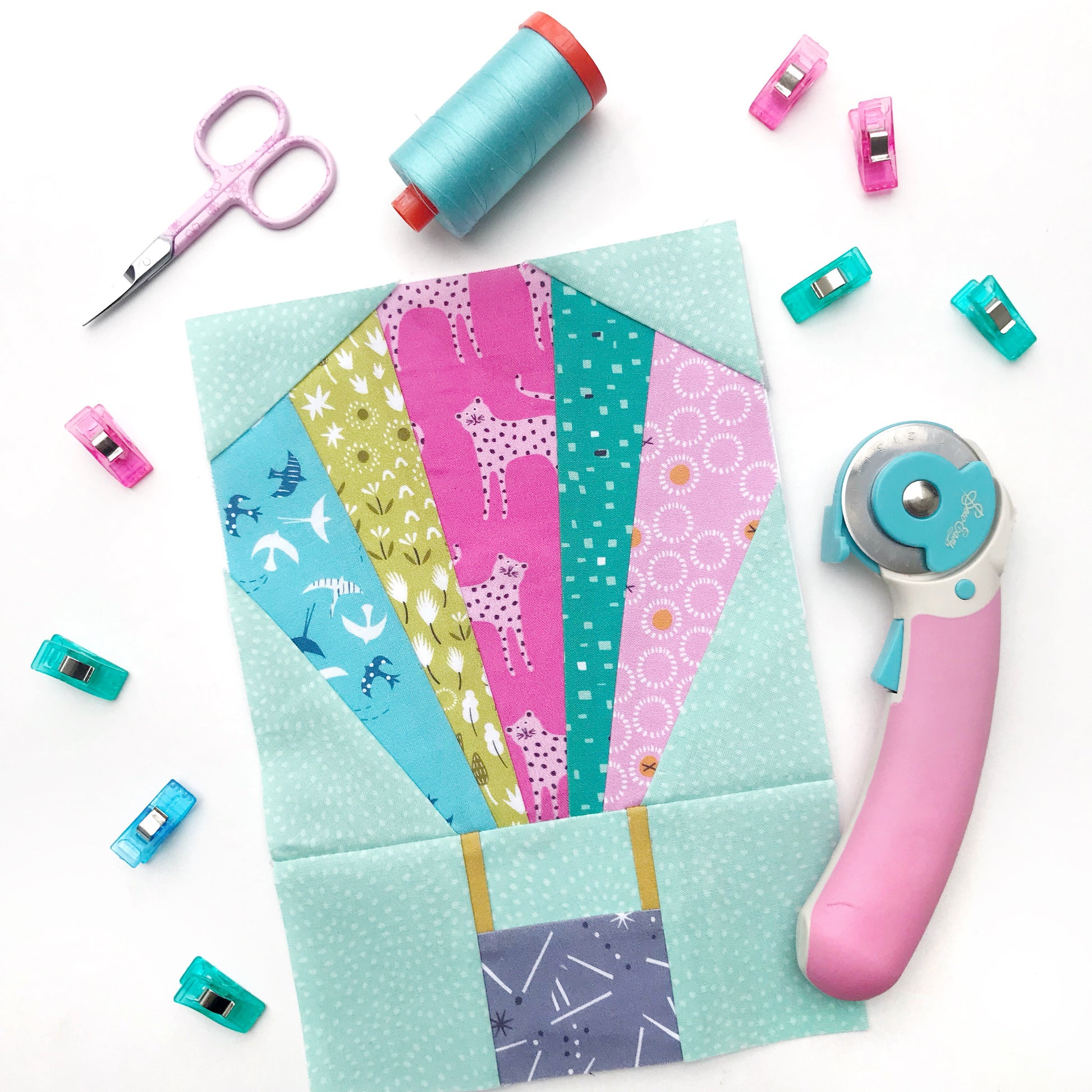 PDF Quilting Pattern Download - Up and Away Baby Quilt