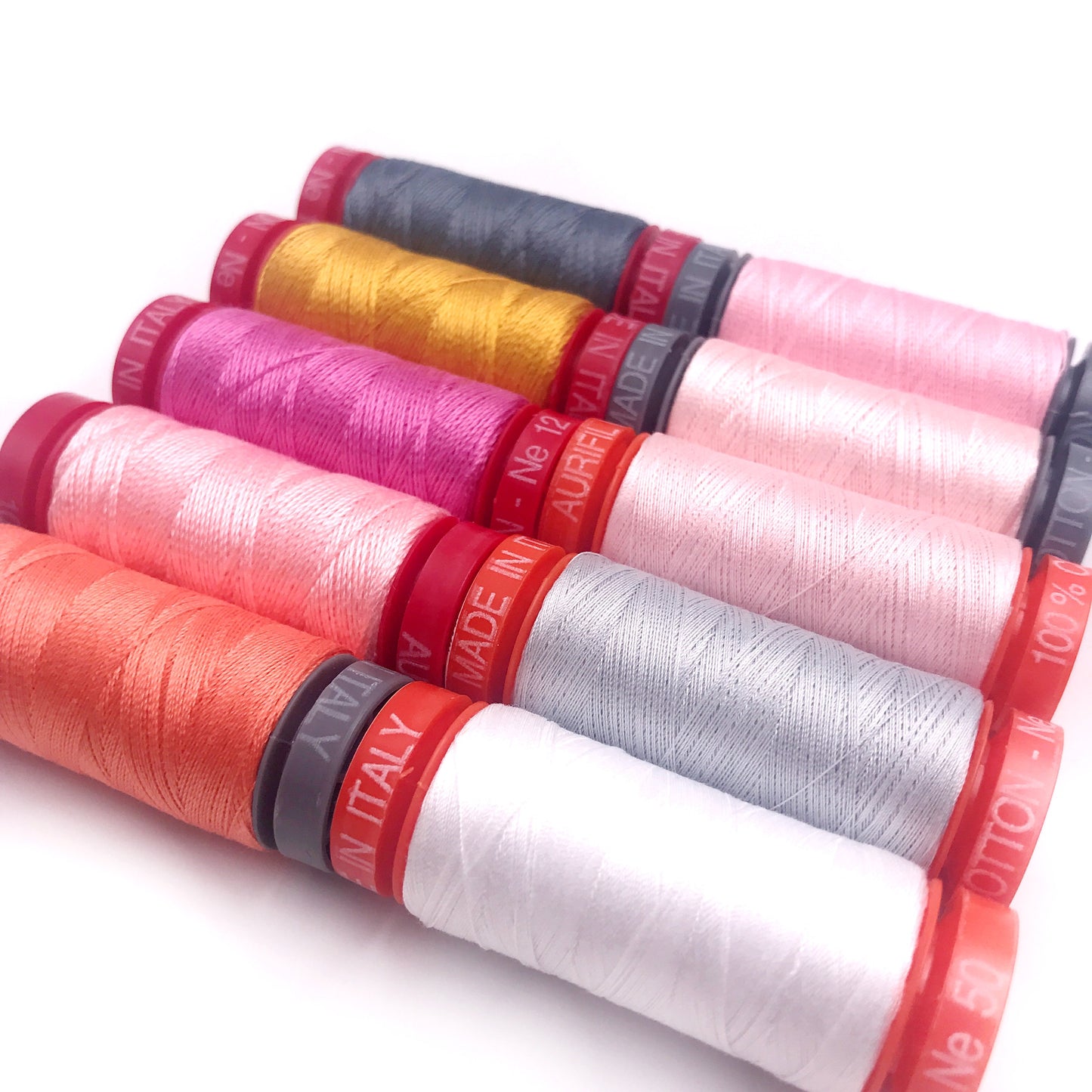 Sweet Cinnamon Roses Loves Aurifil Thread Set