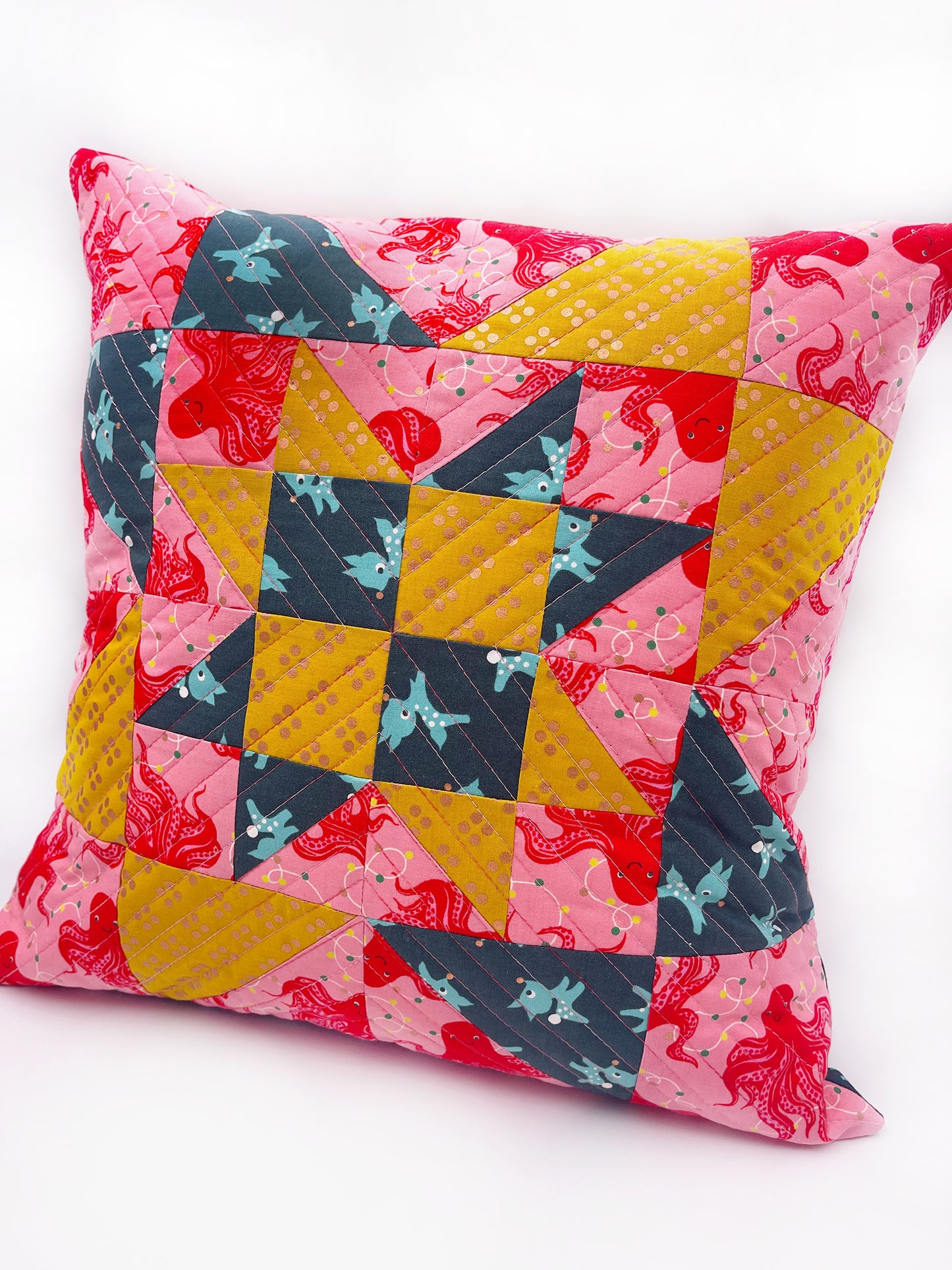 Starburst Pillow PDF Digtial Pattern
