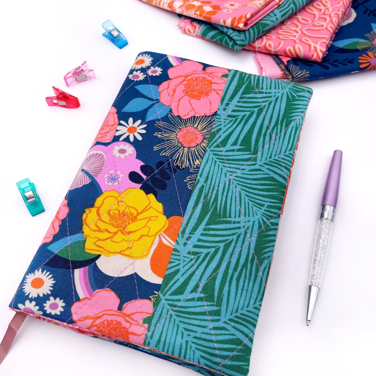 Quilted Notebook Cover PDF Digital Pattern