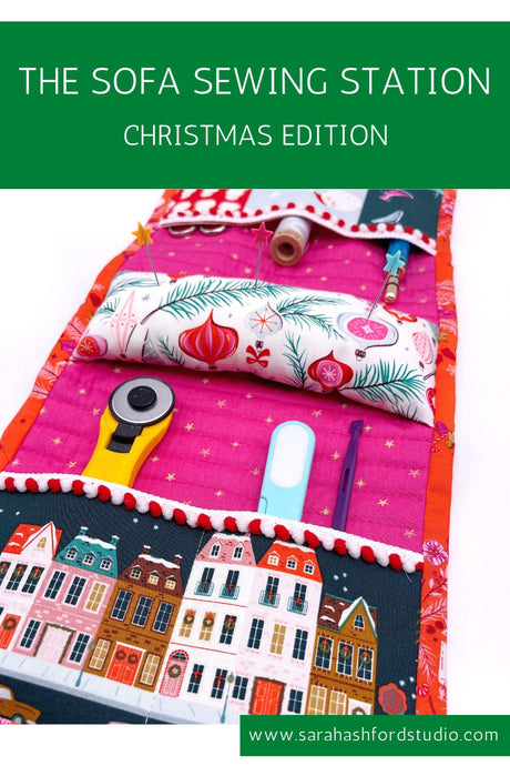 Sofa Sewing Station - Christmas Edition!