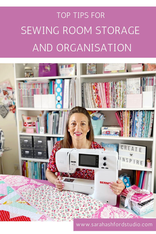 Top tips for sewing room storage and organisation