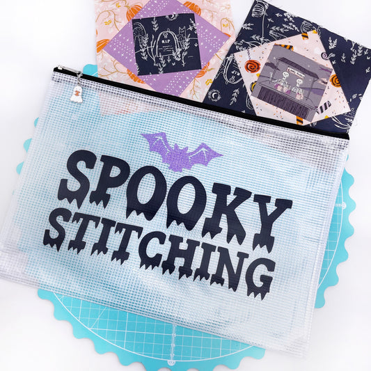Spooky Stitching Project Pouch